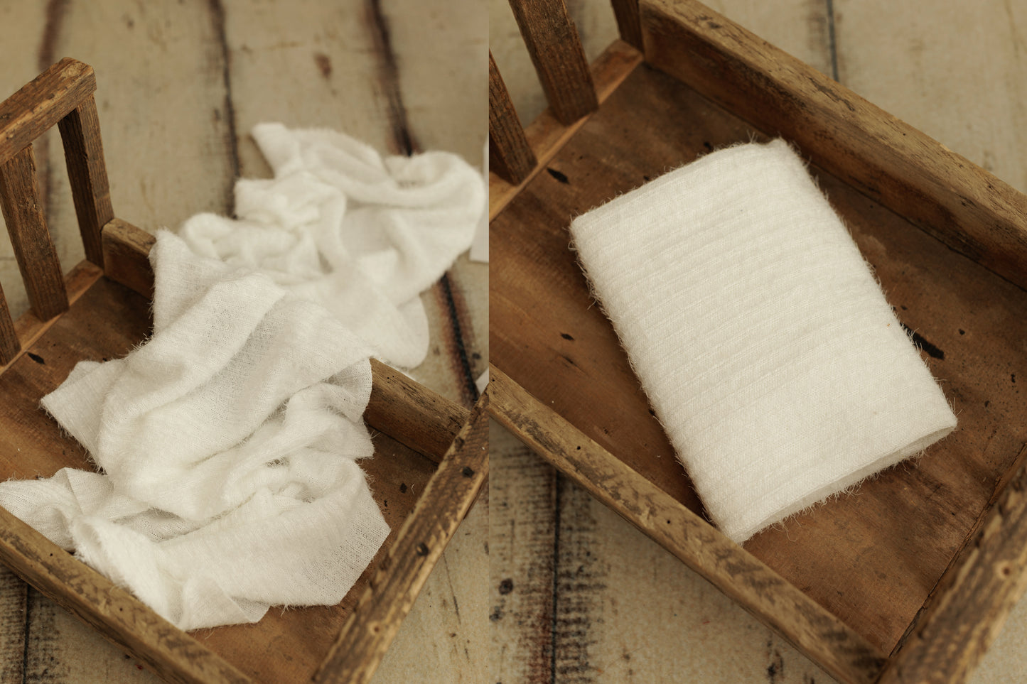 Fuzzy White Wrap