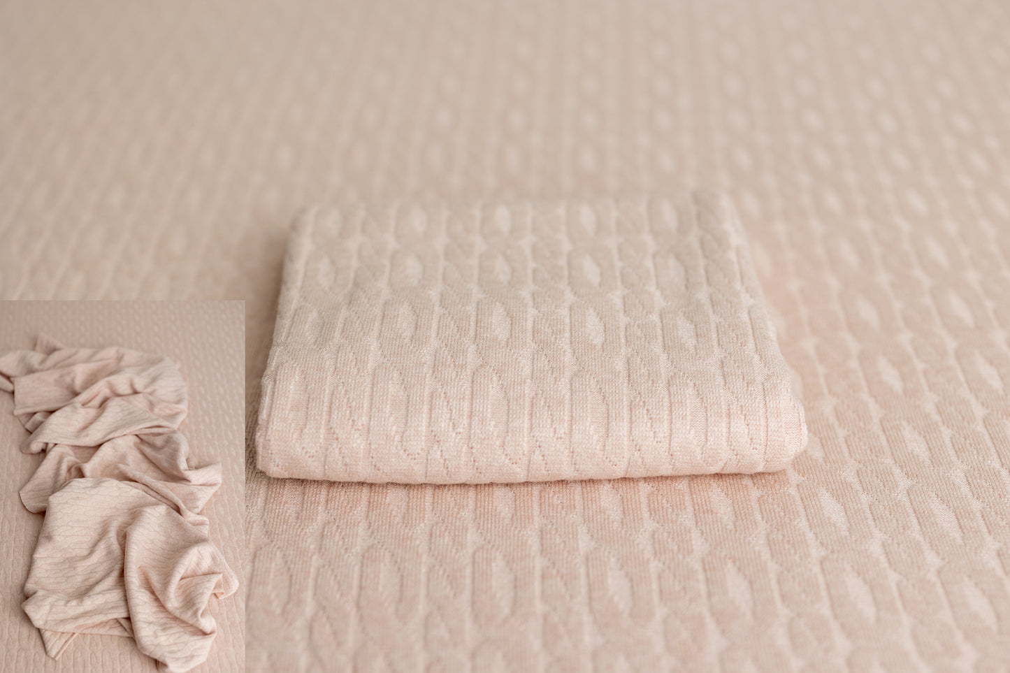 Chunky Blush Sweater Fabric