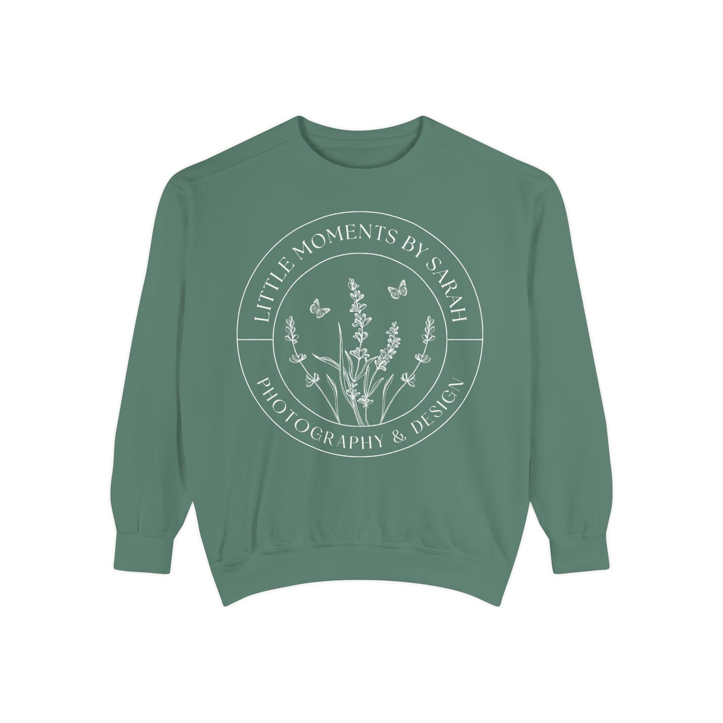 Little Moments by Sarah MERCH Cozy Unisex Garment-Dyed Sweatshirt - Perfect for All Seasons