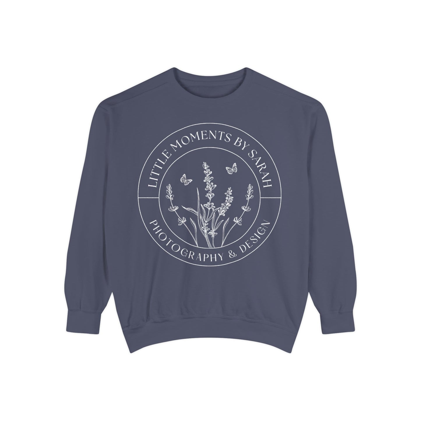 Little Moments by Sarah MERCH Cozy Unisex Garment-Dyed Sweatshirt - Perfect for All Seasons