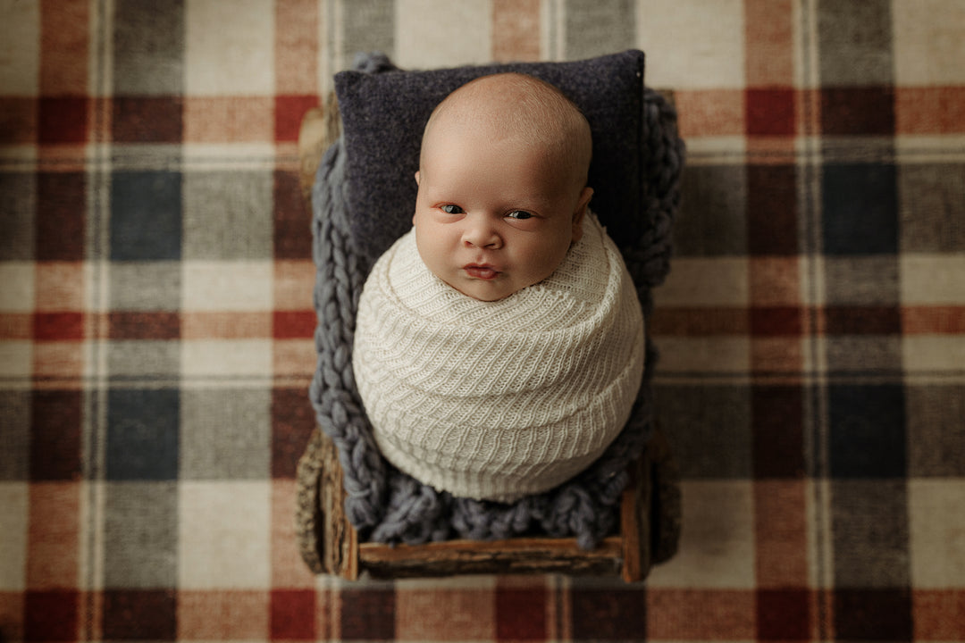 Patriot Plaid | Poly Paper Photography Backdrop