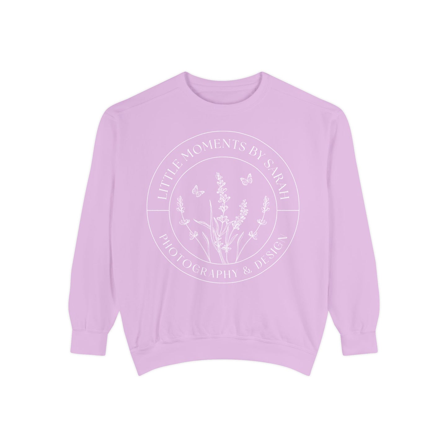 Little Moments by Sarah MERCH Cozy Unisex Garment-Dyed Sweatshirt - Perfect for All Seasons