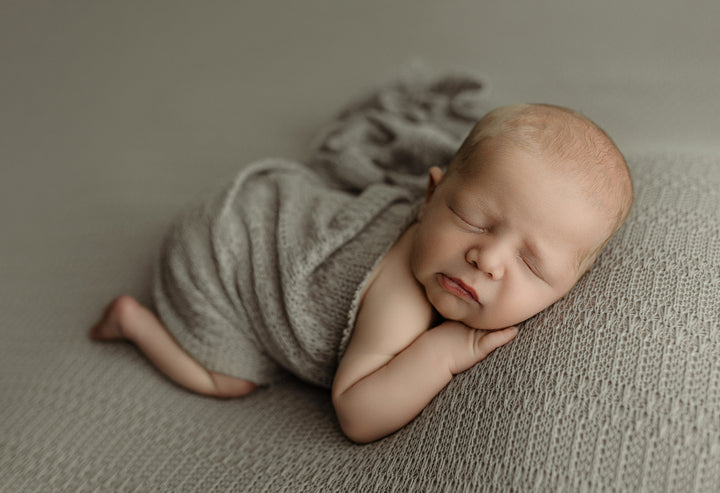 Willow | Storm Newborn Fabric Drop + Wrap