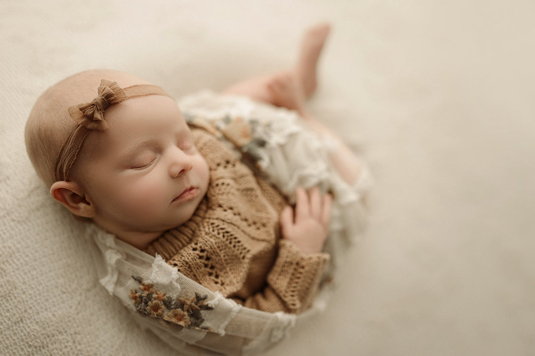 SADDLE | Newborn Romper