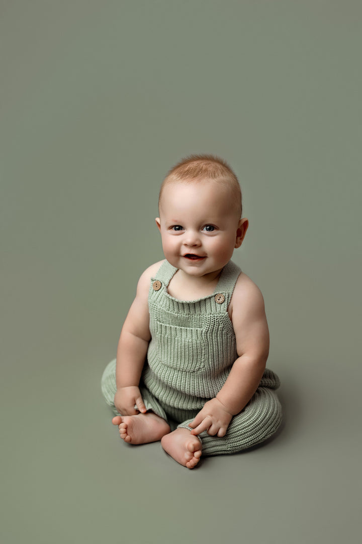 Poppy Lane Sitter Romper | Minty Sage