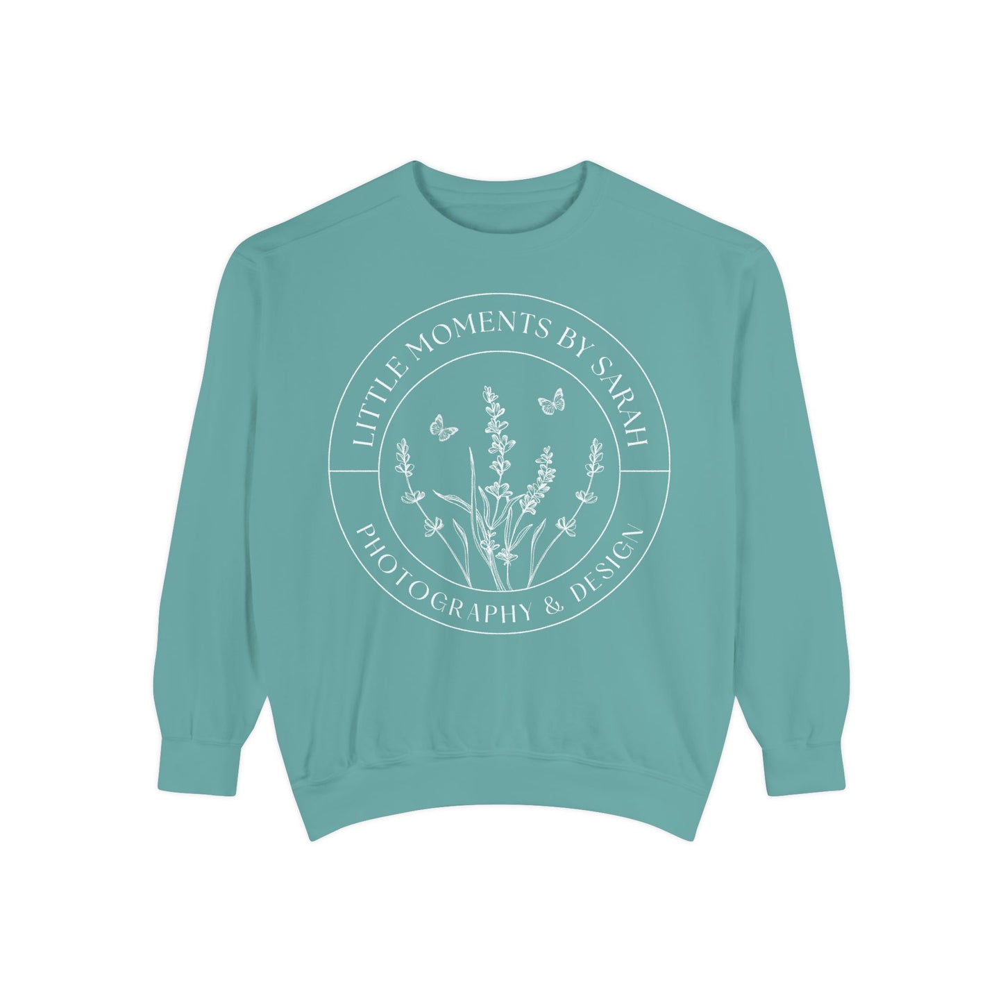 Little Moments by Sarah MERCH Cozy Unisex Garment-Dyed Sweatshirt - Perfect for All Seasons