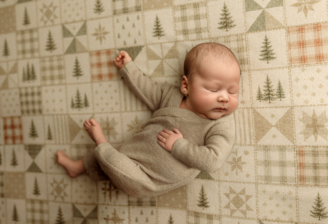 Home For the Holidays | Newborn Posing Fabric & Wrap