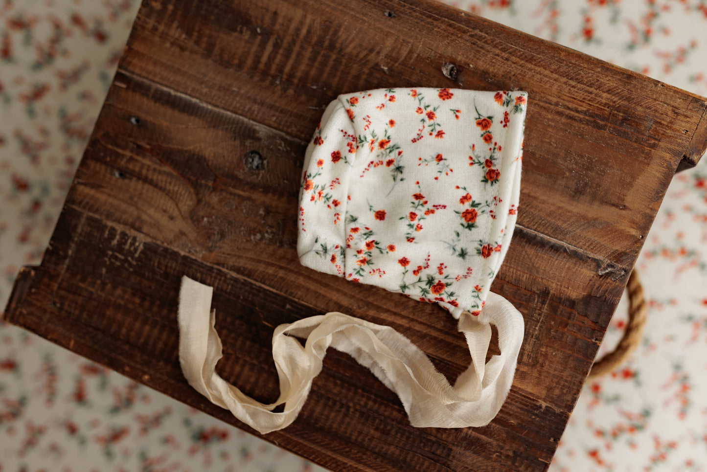 Grandma's Couch Newborn Bonnet