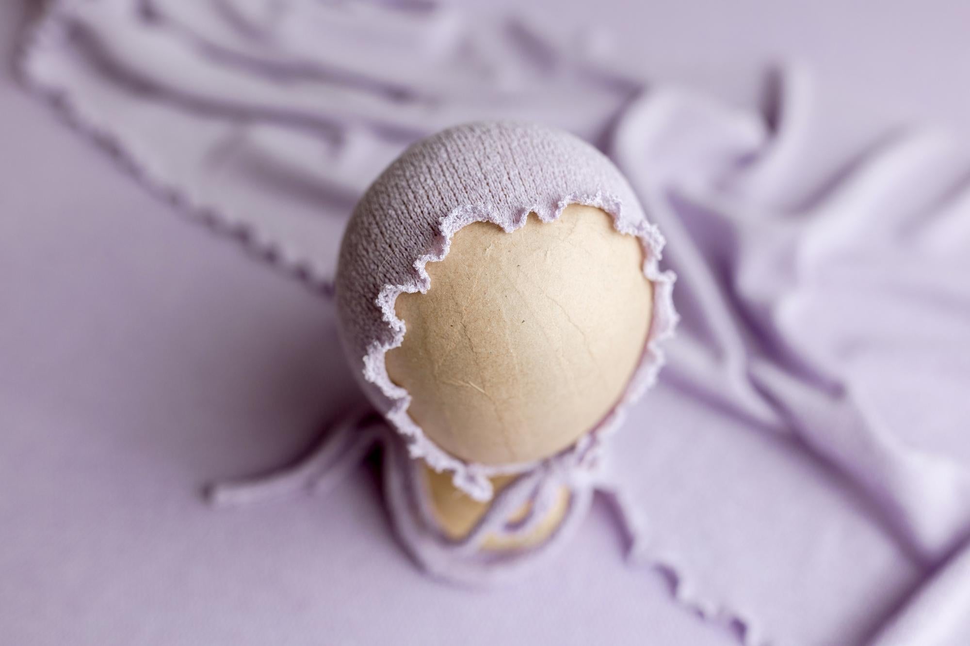 Nest | Wisteria Newborn Ruffle Bonnet