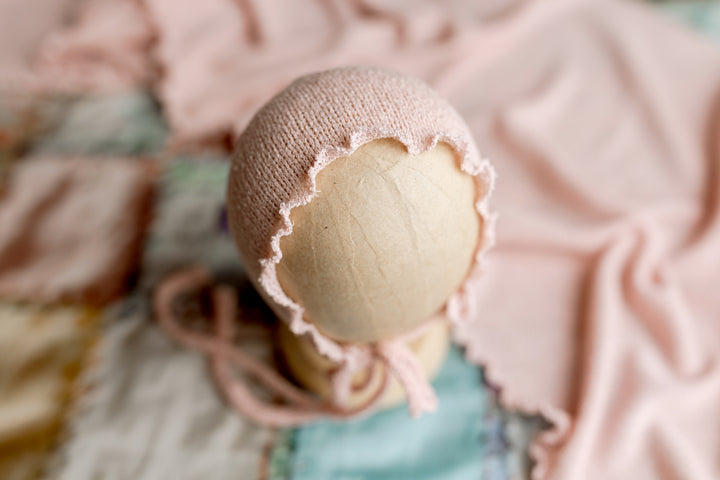 Nest | Carnation Ruffle Bonnet