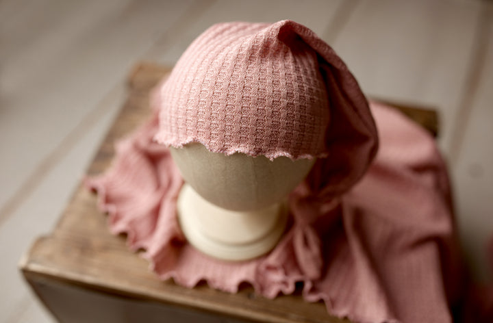 Crush Ruffle Bonnet + Sleepy Hat