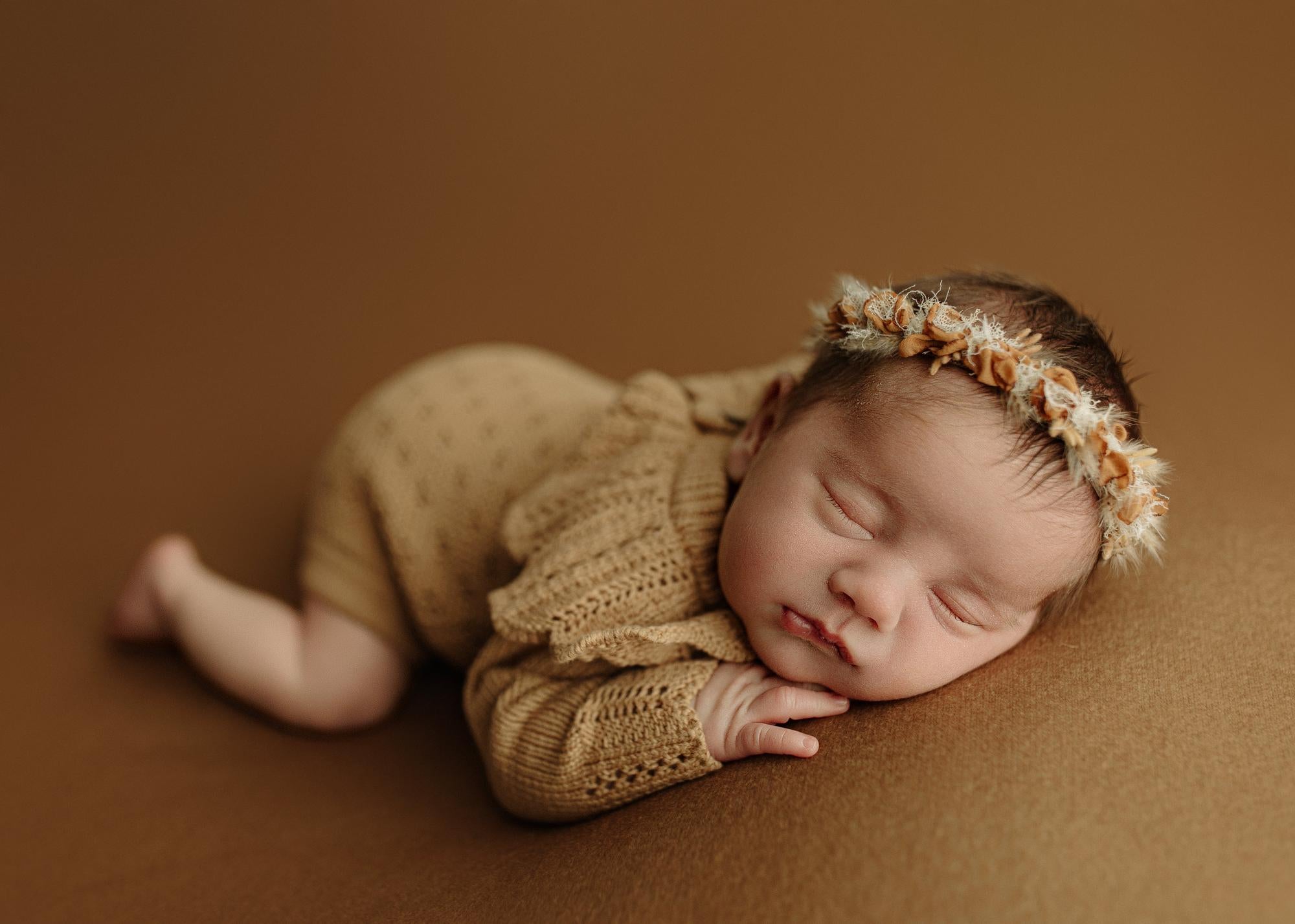 SADDLE | Newborn Romper