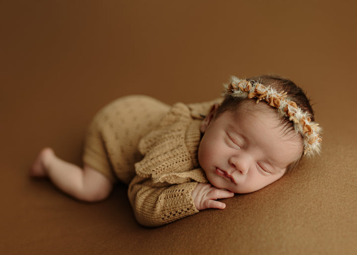 SADDLE | Newborn Romper