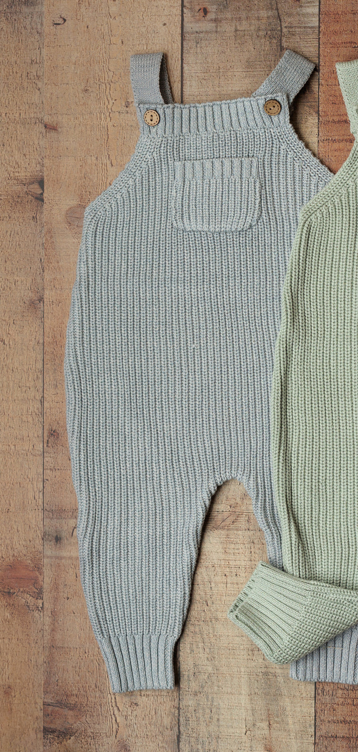 Poppy Lane Sitter Romper | Dusty Blue