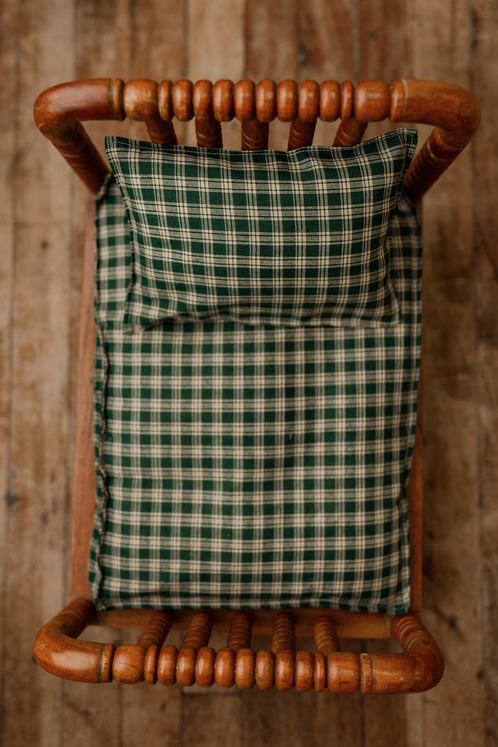 Pine & Plaid Newborn Bed Sheets + Pillowcase Set