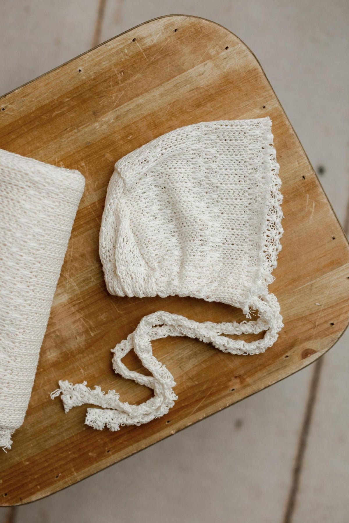 Willow | Ivory Newborn Bonnet