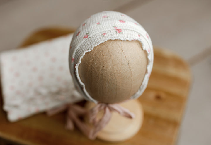 Sarah's Fave Newborn Ruffle Bonnet