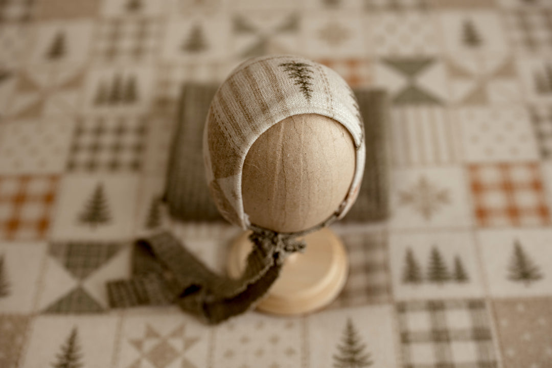 Home For the Holidays | Newborn Bonnet