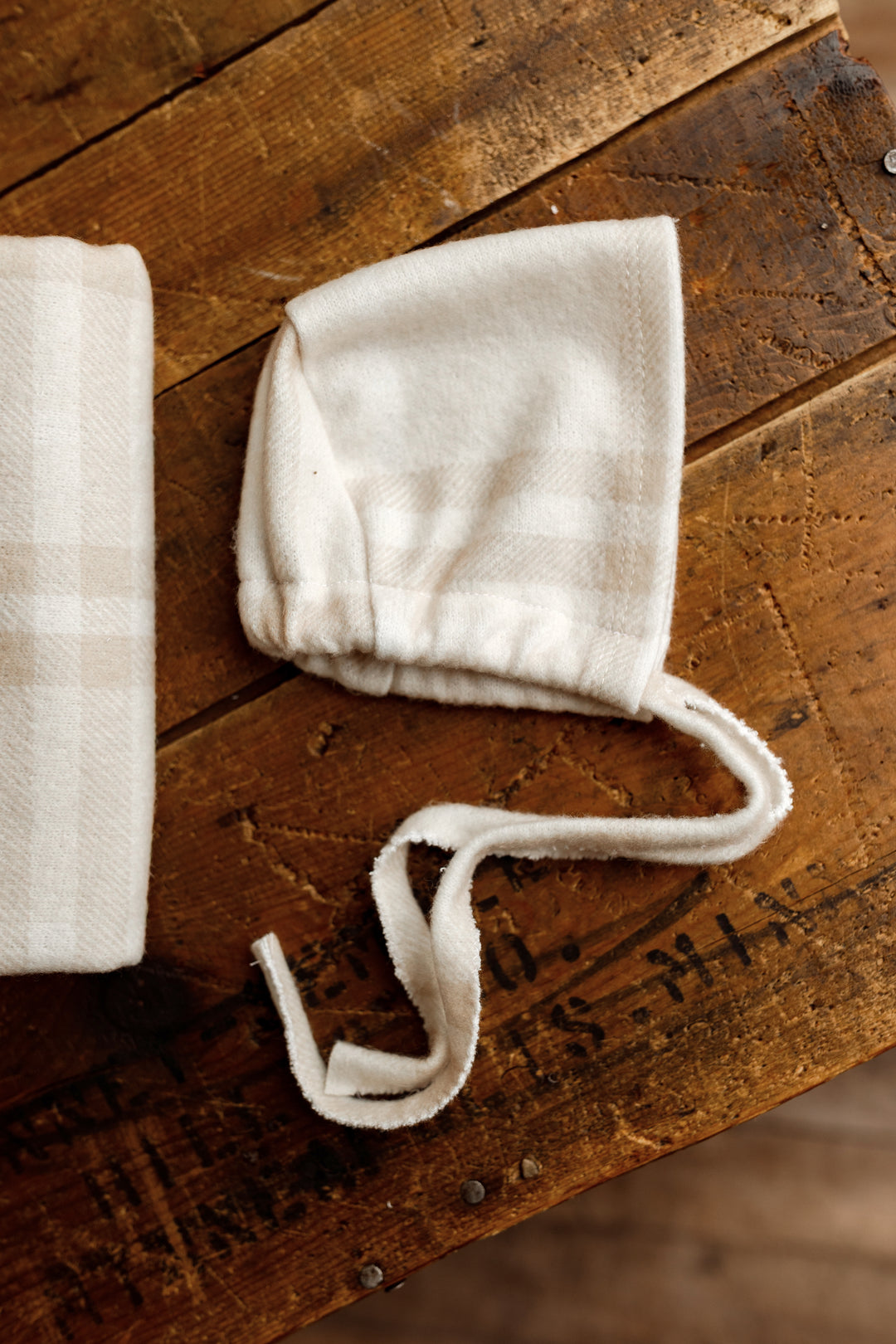 Grandpa's Chair Newborn Bonnet