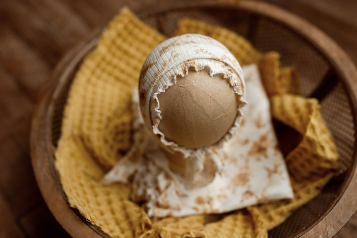 Golden Bloom Ruffle Wrap