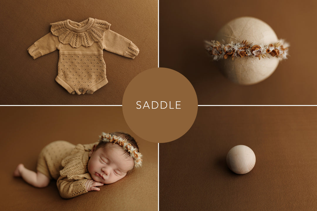 SADDLE | Newborn Romper