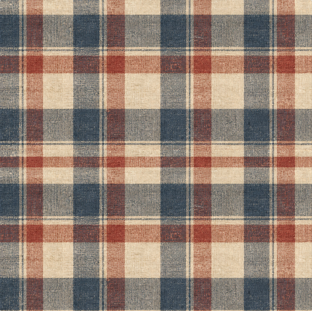 Patriot Plaid | Poly Paper Photography Backdrop