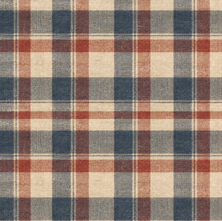 Patriot Plaid | Poly Paper Photography Backdrop